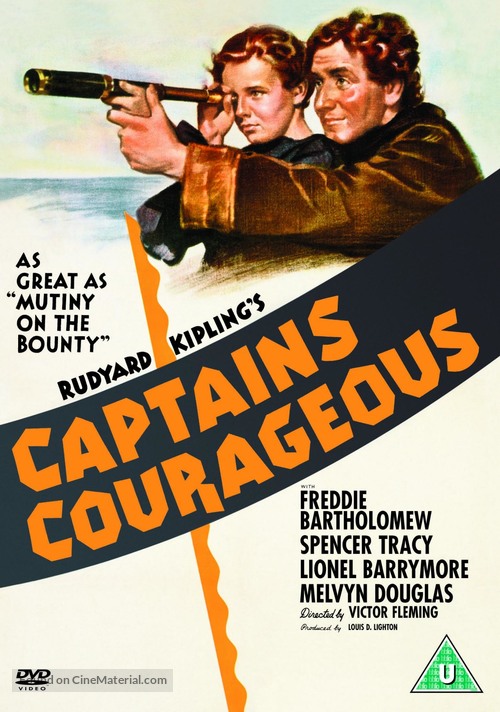 Captains Courageous - British DVD movie cover