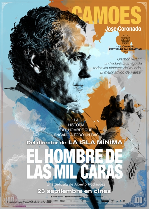 El hombre de las mil caras - Spanish Movie Poster