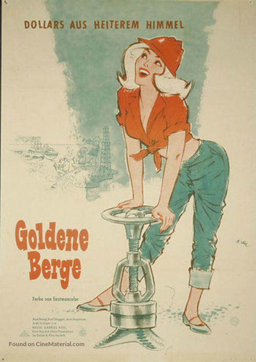 Guld og gr&oslash;nne skove - German Movie Poster
