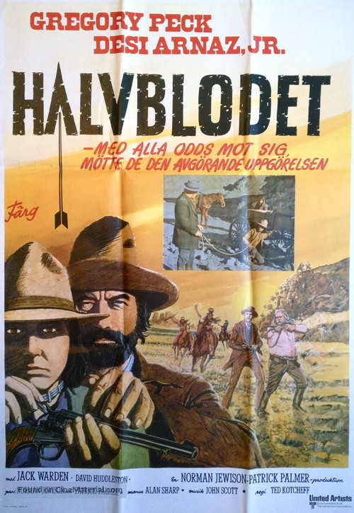 Billy Two Hats - Swedish Movie Poster