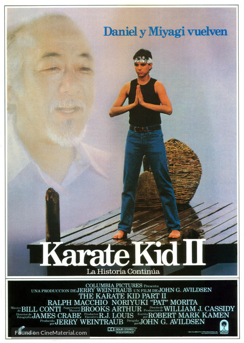 The Karate Kid, Part II - Spanish Movie Poster