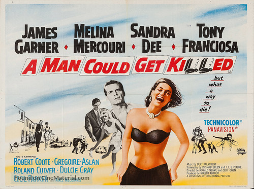A Man Could Get Killed - British Movie Poster