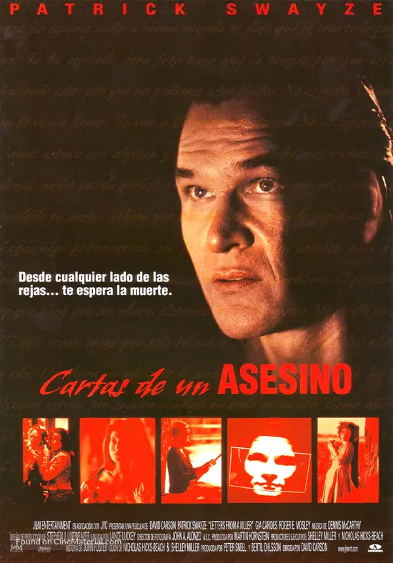 Letters from a Killer - Spanish Movie Poster