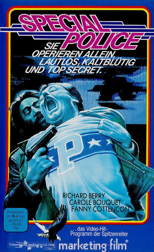 Sp&eacute;cial police - German VHS movie cover