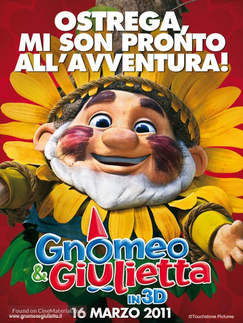 Gnomeo &amp; Juliet - Italian Movie Poster
