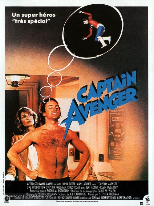 Hero at Large - French Movie Poster