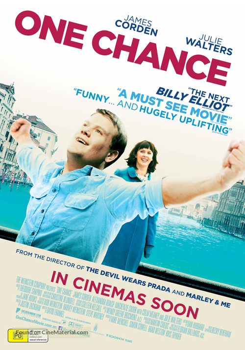 One Chance - Australian Movie Poster