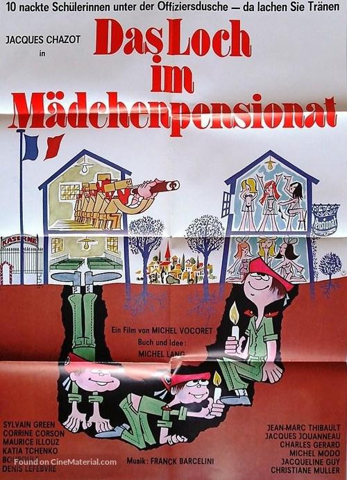 Les bidasses au pensionnat - German Movie Poster