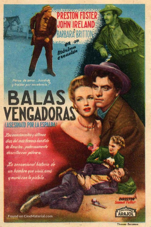 I Shot Jesse James - Spanish Movie Poster