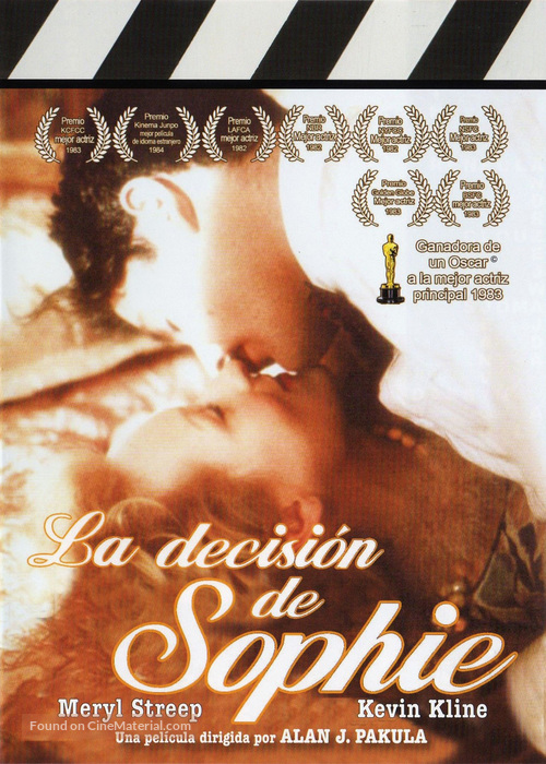 Sophie&#039;s Choice - Spanish Movie Cover