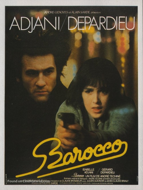 Barocco - French Movie Poster