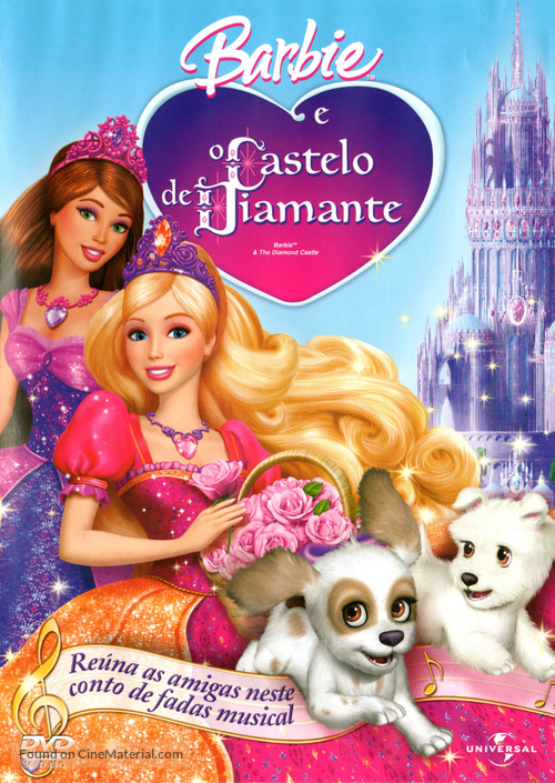 Barbie and the Diamond Castle - Brazilian Movie Cover