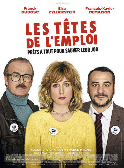 Les t&ecirc;tes de l&#039;emploi - French Movie Poster