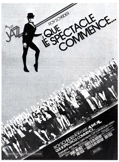 All That Jazz - French Movie Poster