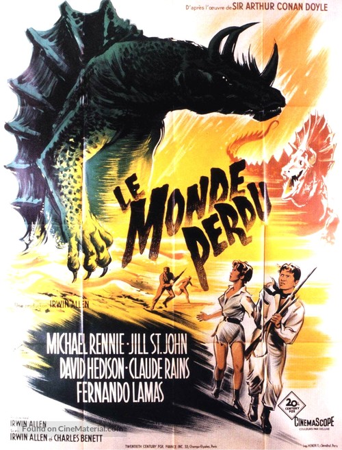 The Lost World - French Movie Poster