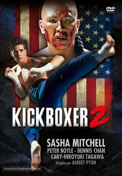 Kickboxer 2: The Road Back - Spanish Movie Cover