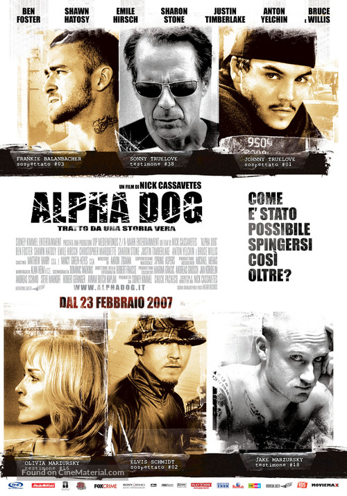 Alpha Dog - Italian Movie Poster