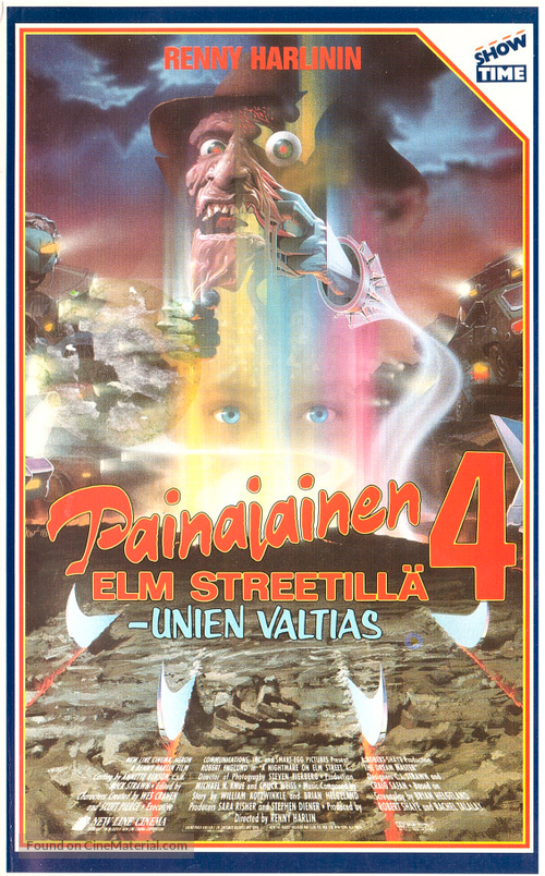 A Nightmare on Elm Street 4: The Dream Master - Finnish VHS movie cover