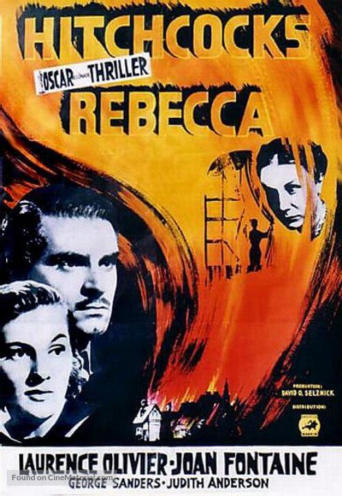 Rebecca - Swedish Movie Poster