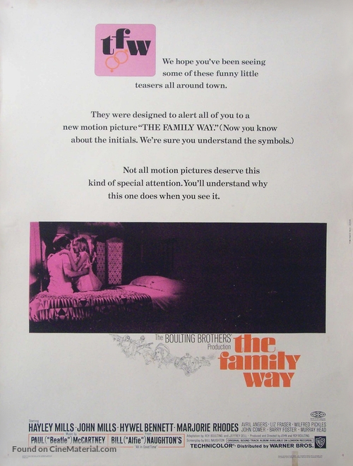 The Family Way - Movie Poster