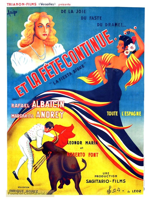 La fiesta sigue - French Movie Poster