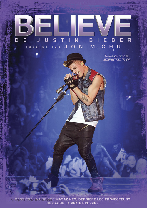 Justin Bieber&#039;s Believe - Canadian Movie Cover