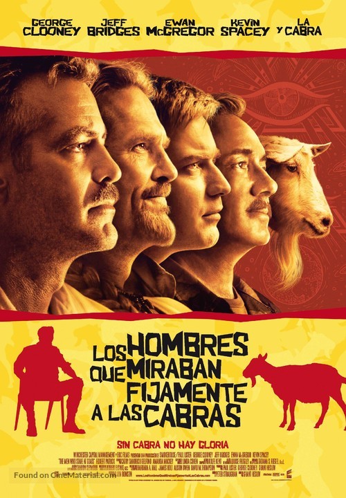 The Men Who Stare at Goats - Spanish Movie Poster