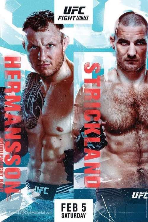 &quot;UFC on ESPN&quot; Hermansson vs. Strickland - Movie Poster