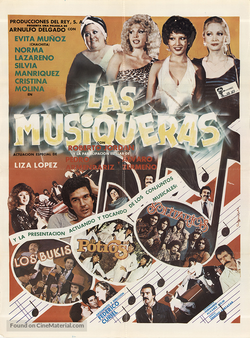 Las musiqueras - Mexican Movie Poster