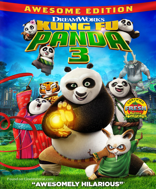 Kung Fu Panda 3 - Blu-Ray movie cover