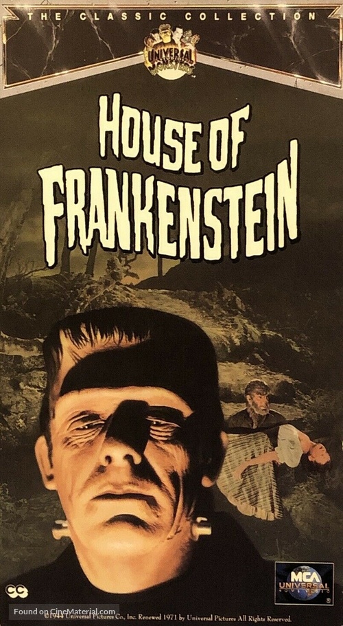 House of Frankenstein - VHS movie cover