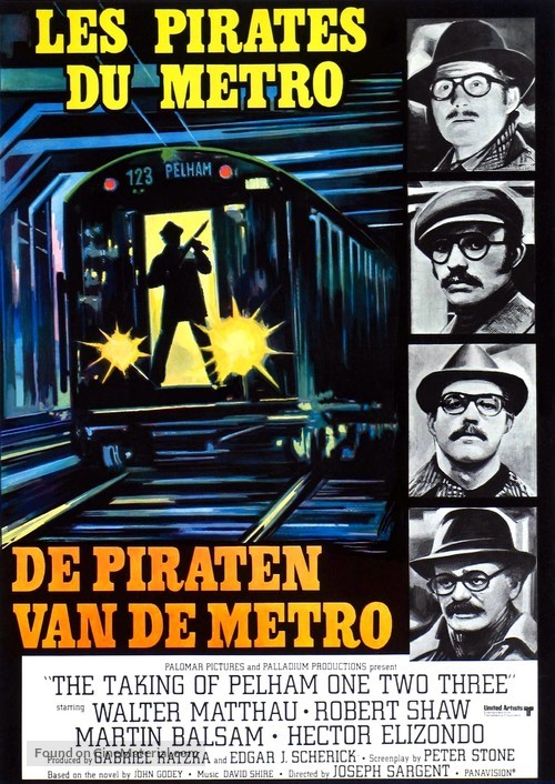 The Taking of Pelham One Two Three - Belgian Movie Poster