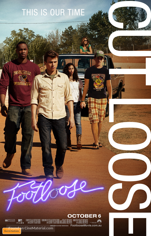 Footloose - Australian Movie Poster