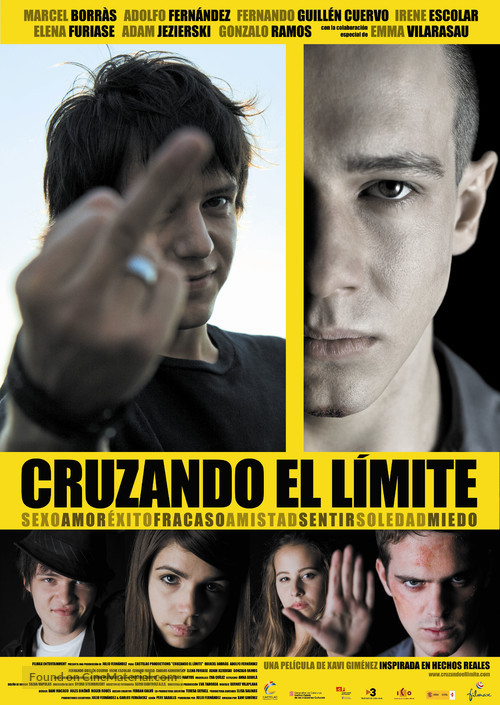 Cruzando el l&iacute;mite - Spanish Movie Poster