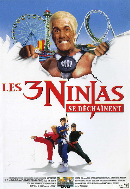 3 Ninjas: High Noon at Mega Mountain - French DVD movie cover