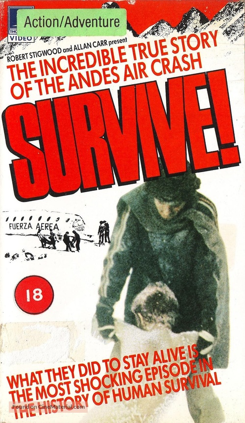 Survive - British VHS movie cover