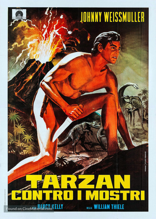 Tarzan&#039;s Desert Mystery - Italian Movie Poster