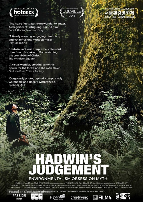 Hadwin&#039;s Judgement - Canadian Movie Poster