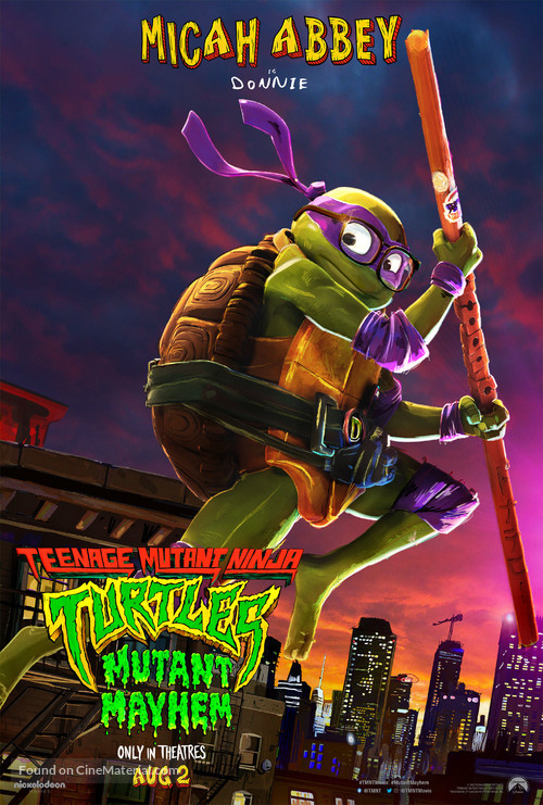 Teenage Mutant Ninja Turtles Mutant Mayhem 2023 Movie POSTER MADE IN USA-  CIN547