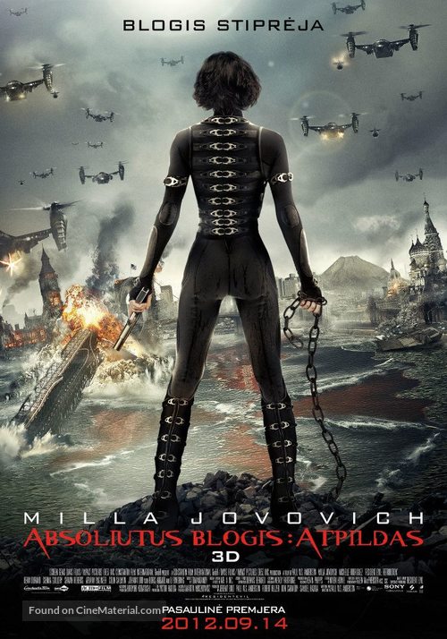Resident Evil: Retribution - Lithuanian Movie Poster
