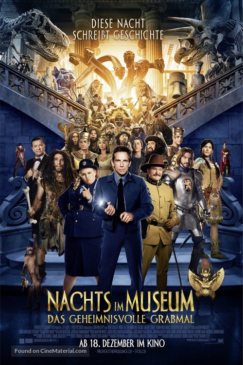 Night at the Museum: Secret of the Tomb - Swiss Movie Poster