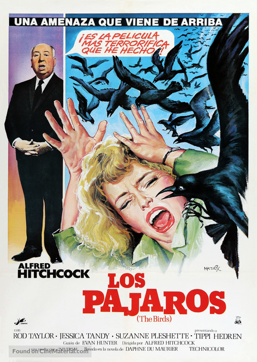 The Birds - Spanish Movie Poster