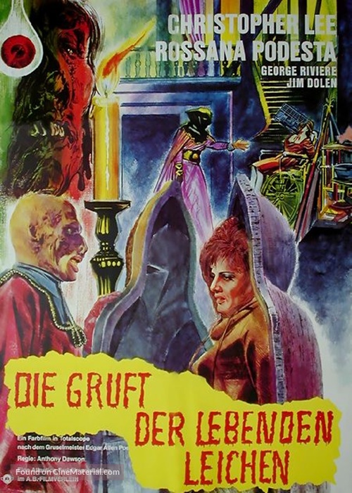 La Vergine di Norimberga - German Movie Poster