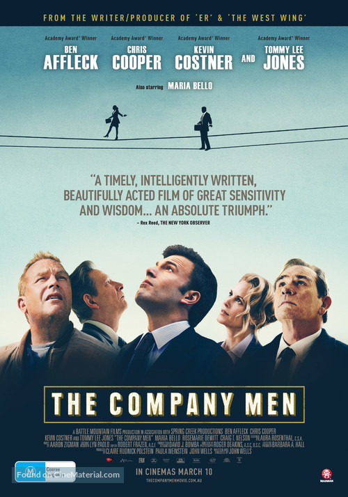 The Company Men - Australian Movie Poster