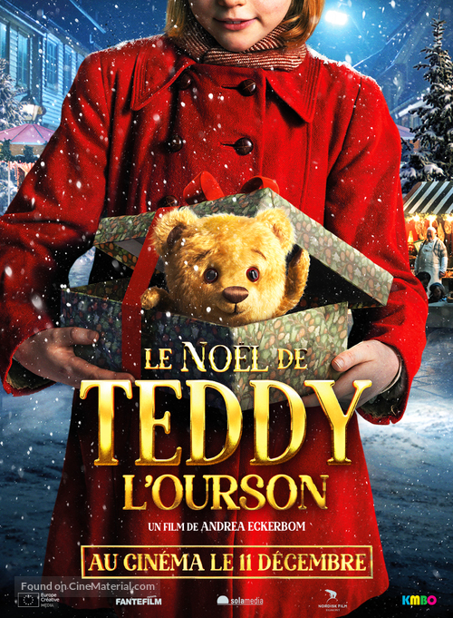 Teddybj&oslash;rnens jul - French Movie Poster