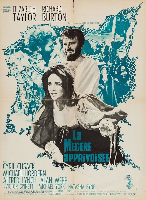 The Taming of the Shrew - French Movie Poster