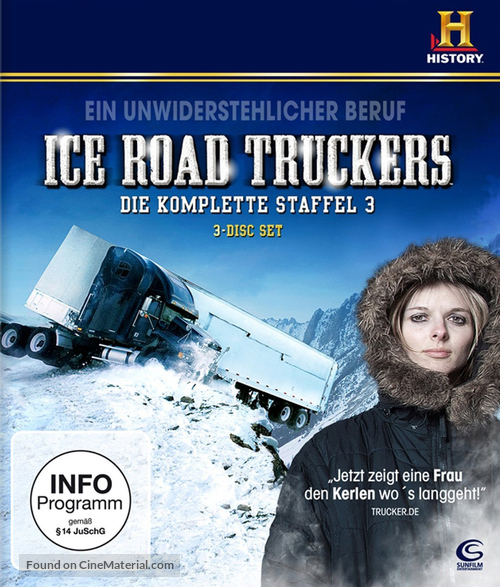 &quot;Ice Road Truckers&quot; - German Blu-Ray movie cover
