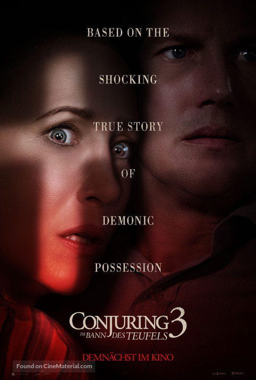 The Conjuring: The Devil Made Me Do It - German Movie Poster