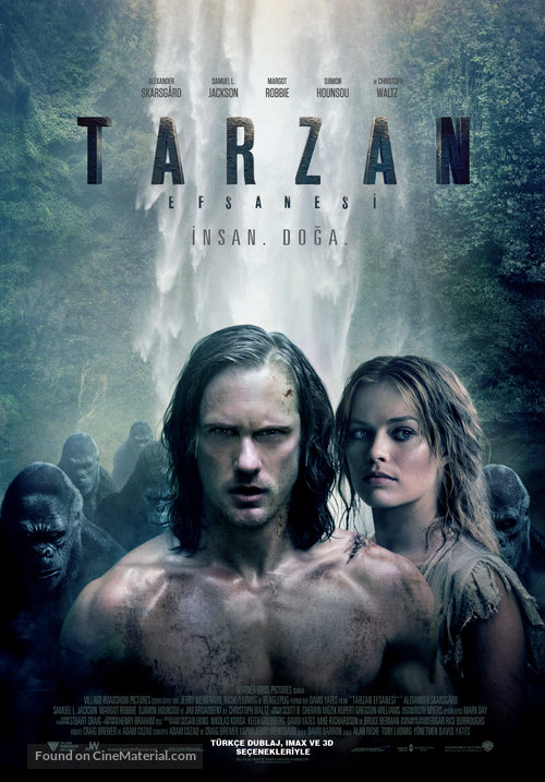 The Legend of Tarzan - Turkish Movie Poster
