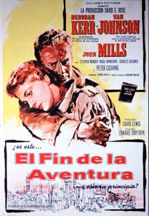 The End of the Affair - Mexican Movie Poster